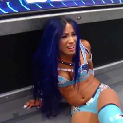 Sasha Banks moaning
