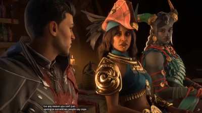 This might have just dethroned the “bigot sandwich” line as the most cringe dialogue in gaming history. 