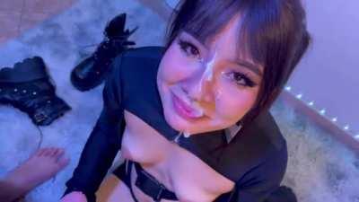 I love cum on my face 😋