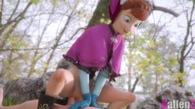 Anna riding (Kallenz)