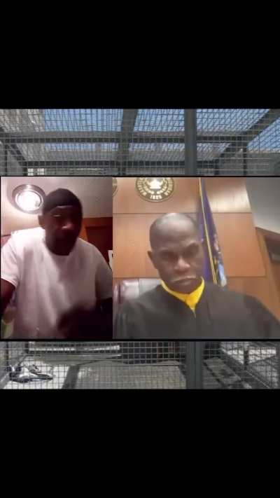 Getting sent back to jail.