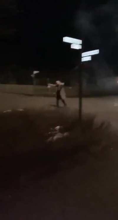 The spell rebounded Harry!