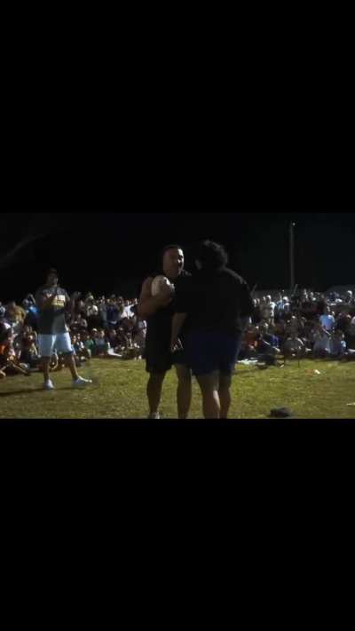 Only a Samoan can cancel out a Samoan spear