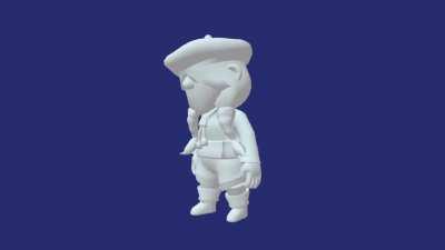 Estoy terminando el personaje femenino de mi juego, ¿te gusta?