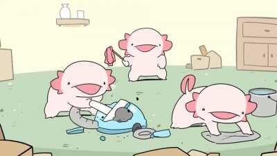 (X-Post) Axolotls going HAM