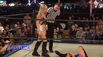 Alexxis Nevaeh Facesits Sonya Strong after Winning