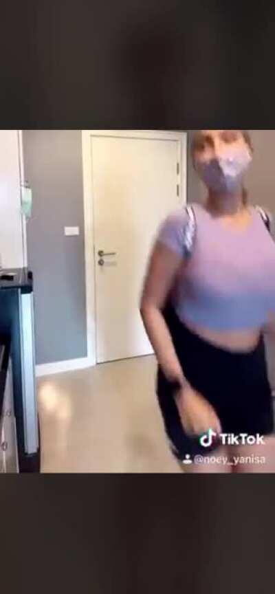 Bouncing around on tik tok