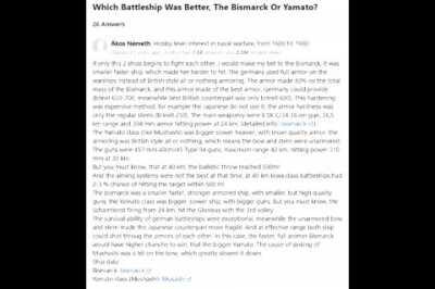 In honour of Bismarck's launch day, I made an extended version of one of my previous posts