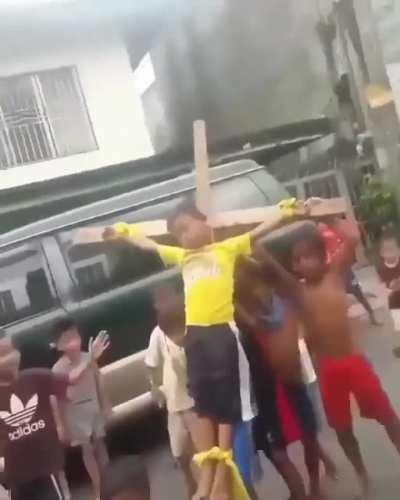 He died for your sins 😔