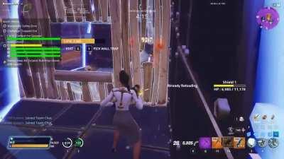 Taking damage from sploders through builds is the lamest thing ever. Reminds me of when br had that bug where explosive damage could penetrate builds
