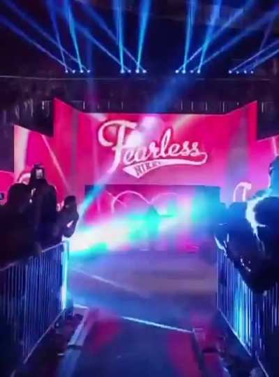 Nikki makes her entrance at Evolution 2025