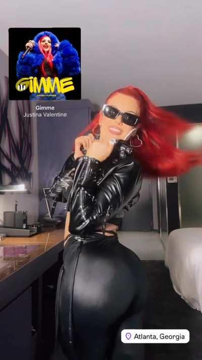 Justina's Ass In Leather😛