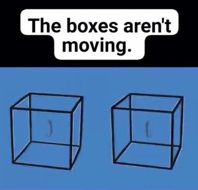 The boxes aren’t moving…