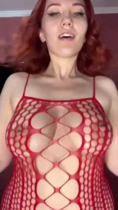 Milk spraying, titties bouncing, who's thirsty?