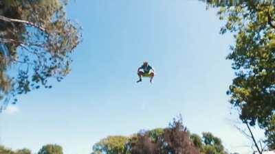 HMB while I do an octuple backflip on a trampoline