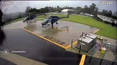 Two Heli’s Collide (Date Unknown)