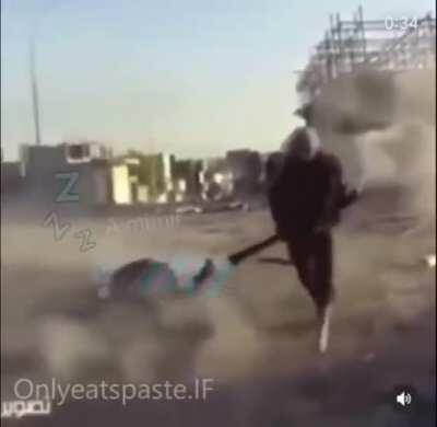 Guy fries his mate with an RPG