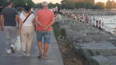 AVCILAR SAHİLİ ELE GECİRİYOLAR KOSU LAN KOSSSUNNNNNN