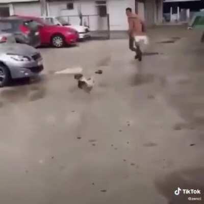 Don't touch my wife!