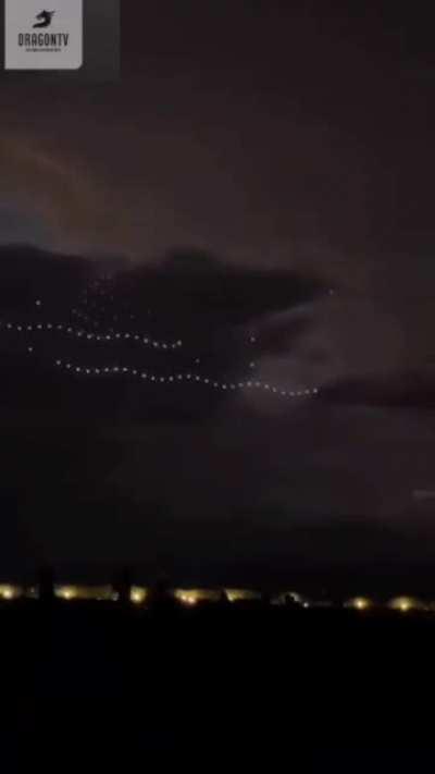 Pokemon drone show Japan