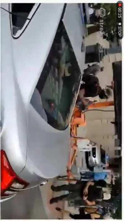 BLM Screaming b*tch ass boy, get ready to F@cking die to police in Louisville