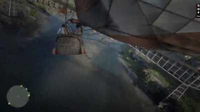 How fast travelling looks like without loading screens...