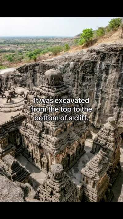 The Kailasa temple from the Ellora caves