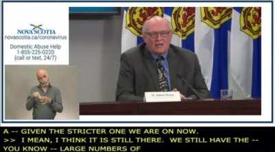 Chief doc of Nova Scotia openly admits the injunction against protests was to keep people apart to prevent sharing of “misinformation”