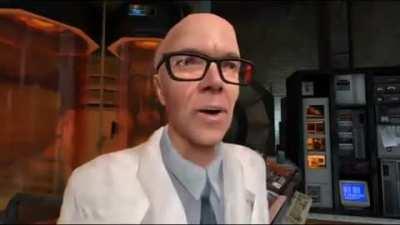 In The Virtual End, but Eli and Dr. Kleiner actually sing it