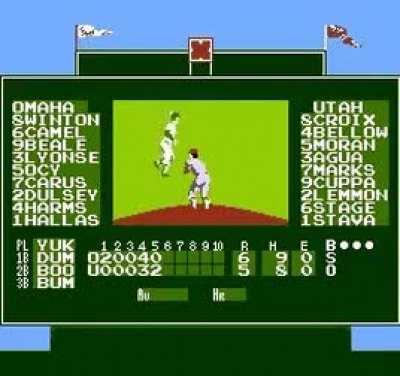 For baseball action back in the day, Bases Loaded was the go to.