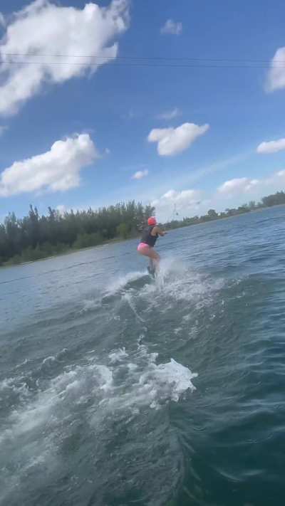 Hitting the water🌊💦literally