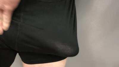 Uncut extra thick morning wood reveal