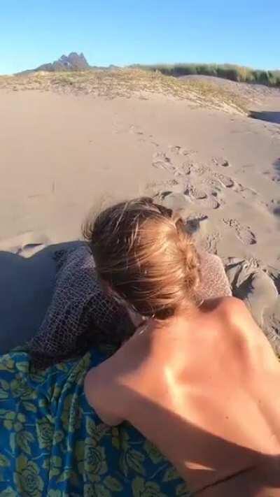 Getting bent over at the beach! 🌊 [OC][GIF]