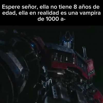 Te creo, pero mi arma no.