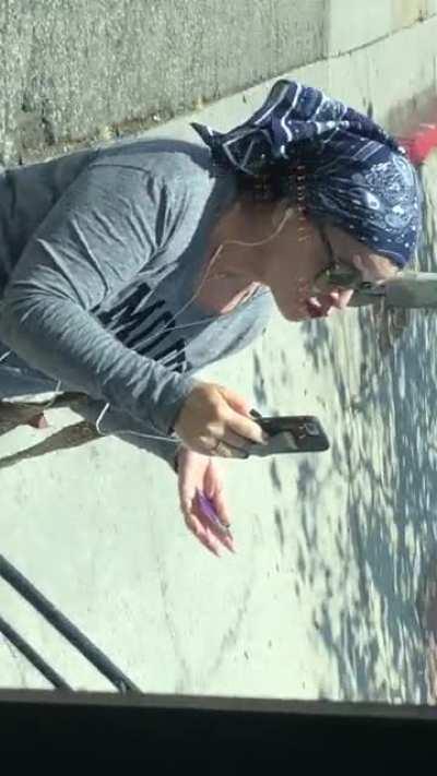 A Karen blocked my bus after the driver refused to let her take a huge dest onboard. She started recording or streaming and made a big announcement about her position in the city council. Happened yesterday on Santa Monice route 7.