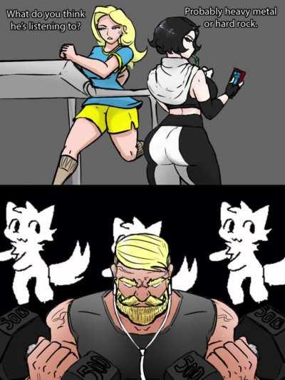 boykisser workout moment