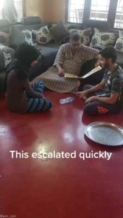 Legends say that he was missing after he made his father unconscious