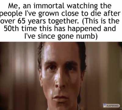 It doesn't even hurt anymore. It doesn't feel like anything anymore.