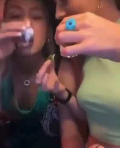 When she's too drunk.