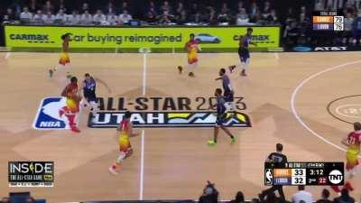 [Highlight] Jokic is hyped he gets the put back basket in, Adebayo tries to pull some shenanigans on the inbounds and Joker makes him pay with the steal