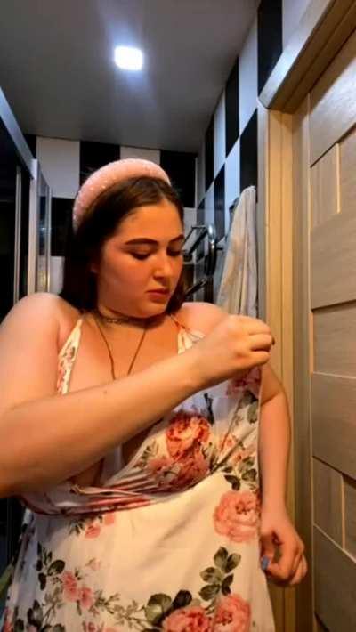 undressing after night out 🥃