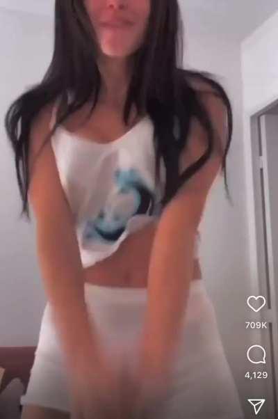 Nipple pokies in thin pajamas 