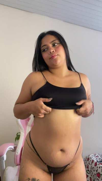 Some tatts, no piercings, latina, 18 and small boobs 😳 Do you think I’m still fuckable?