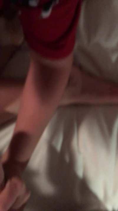 Step-sis says the condom isn’t big enough.