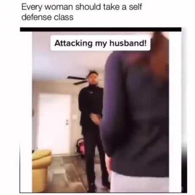 To practice self defense with husband.