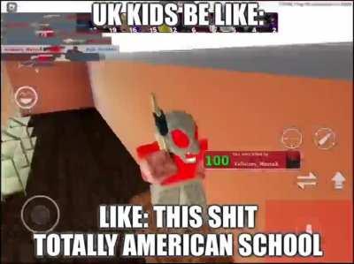 Haha dumba*ss UK kids, they are dumb we only eat hambrugers all the time and nothing else