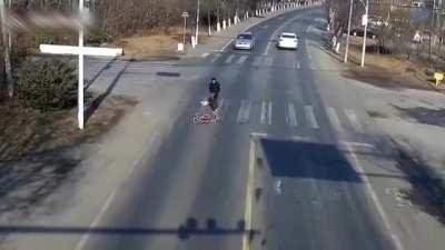 And that's why they made blind spot mirrors mandatory for trucks in the Netherlands.