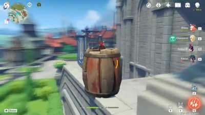 I've unlocked the best character in genshin, barrel