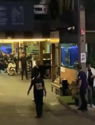  Guy Shows Off His Gun Outside a Club 