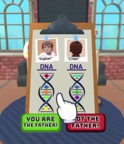 you are not the father